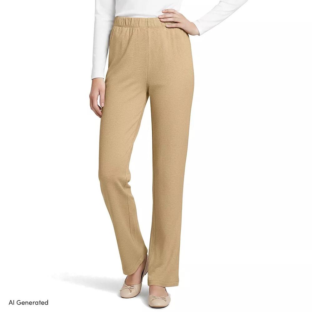 NWOT! Lands’ End Women's Sport Knit High Rise Elastic Waist Pants